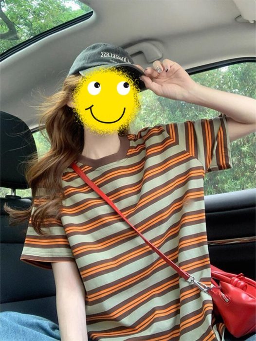 这件条纹 T 恤太有腔调❗松弛感拉满||谁能拒绝这件条纹 T 恤🥰