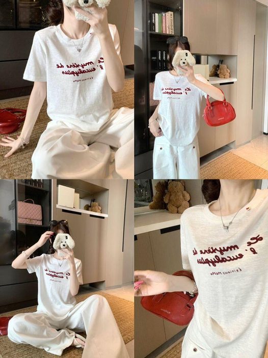 谁能拒绝❗ 超吸睛的白色字母 T 恤