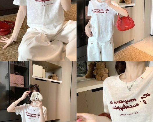 谁能拒绝❗ 超吸睛的白色字母 T 恤